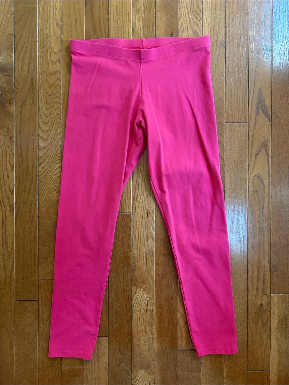 Girls Bright Pink Stretch Leggings - Comfortable Everyday Wear